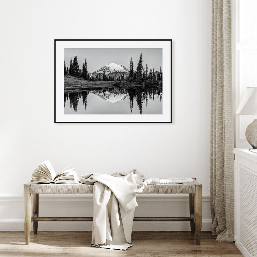 Washington (State) Landscape B&W No 1 Poster