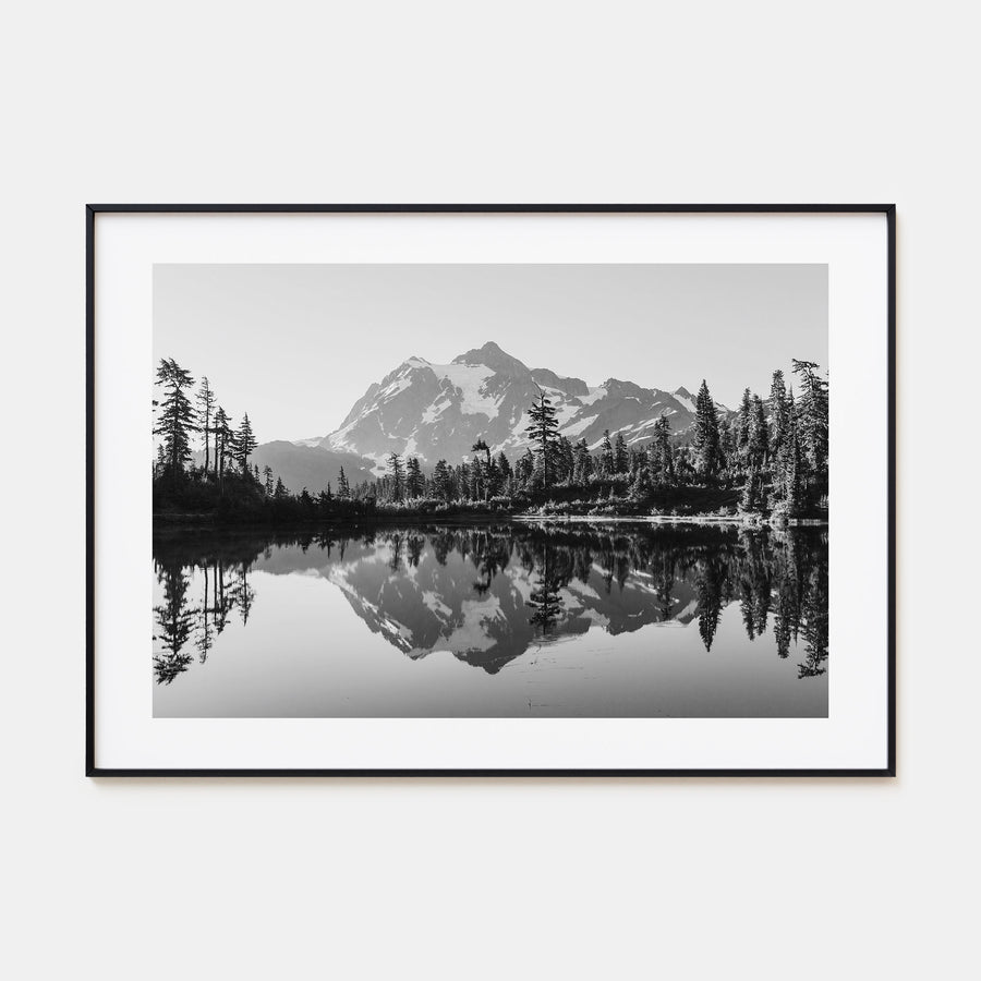 Washington (State) Landscape B&W No 2 Poster