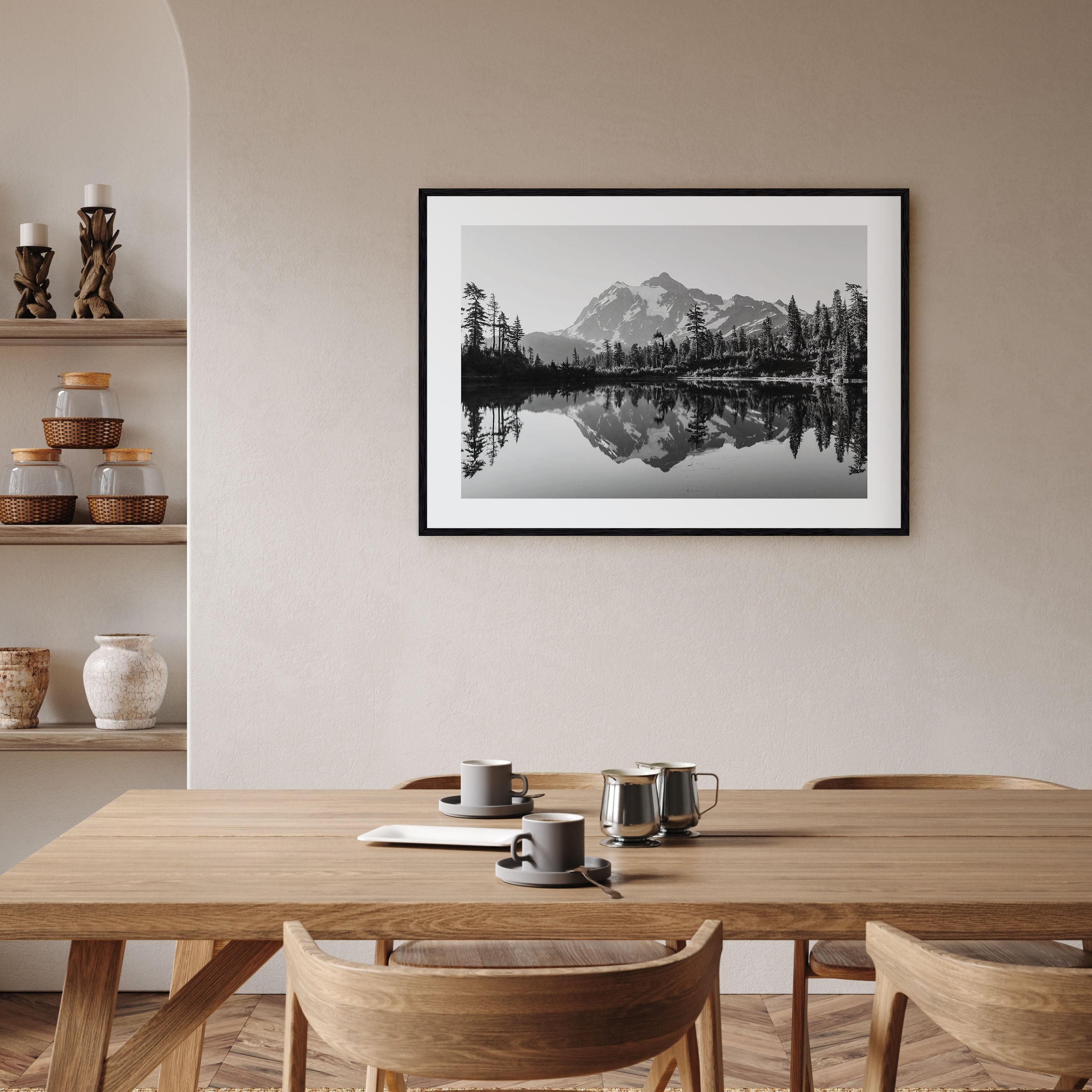 Washington (State) Landscape B&W No 2 Poster