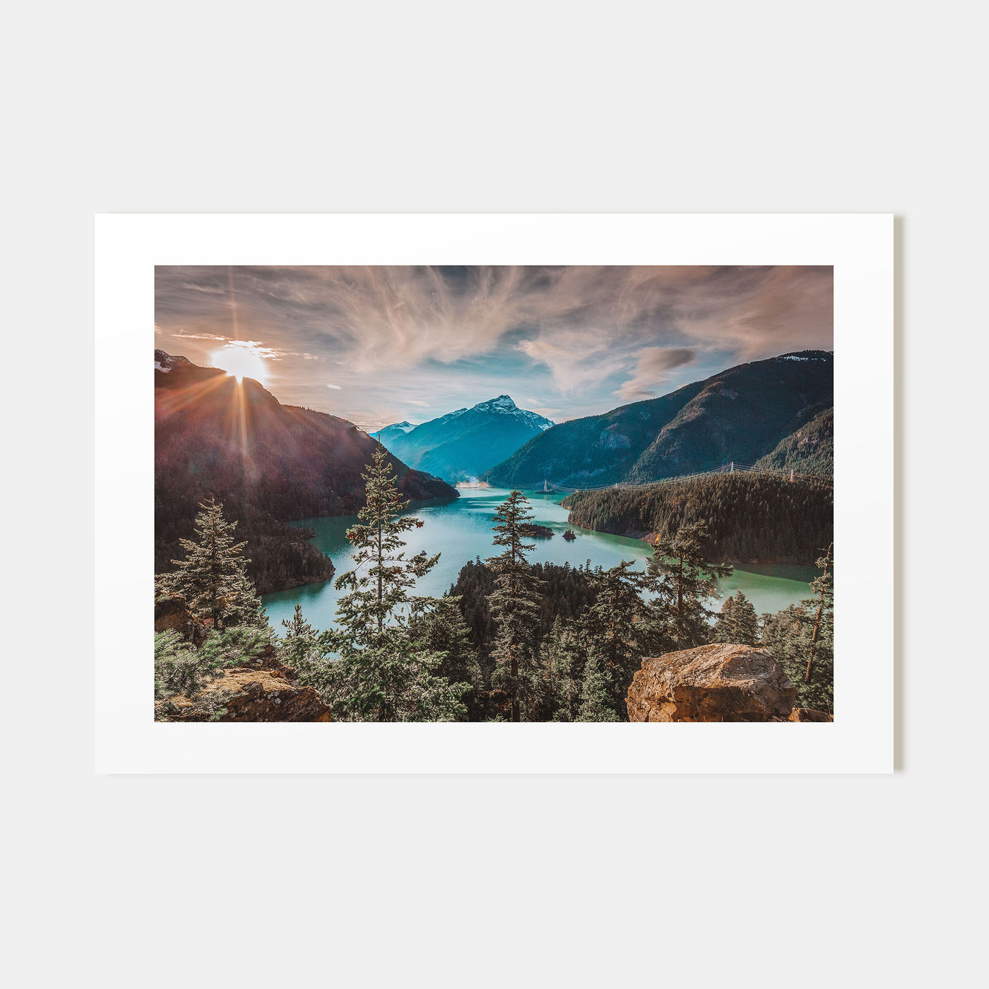 Washington (State) Landscape Color No 1 Poster