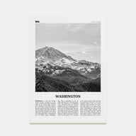 Washington (State) Travel B&W No 1 Poster