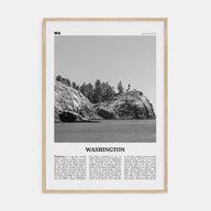 Washington (State) Travel B&W No 3 Poster
