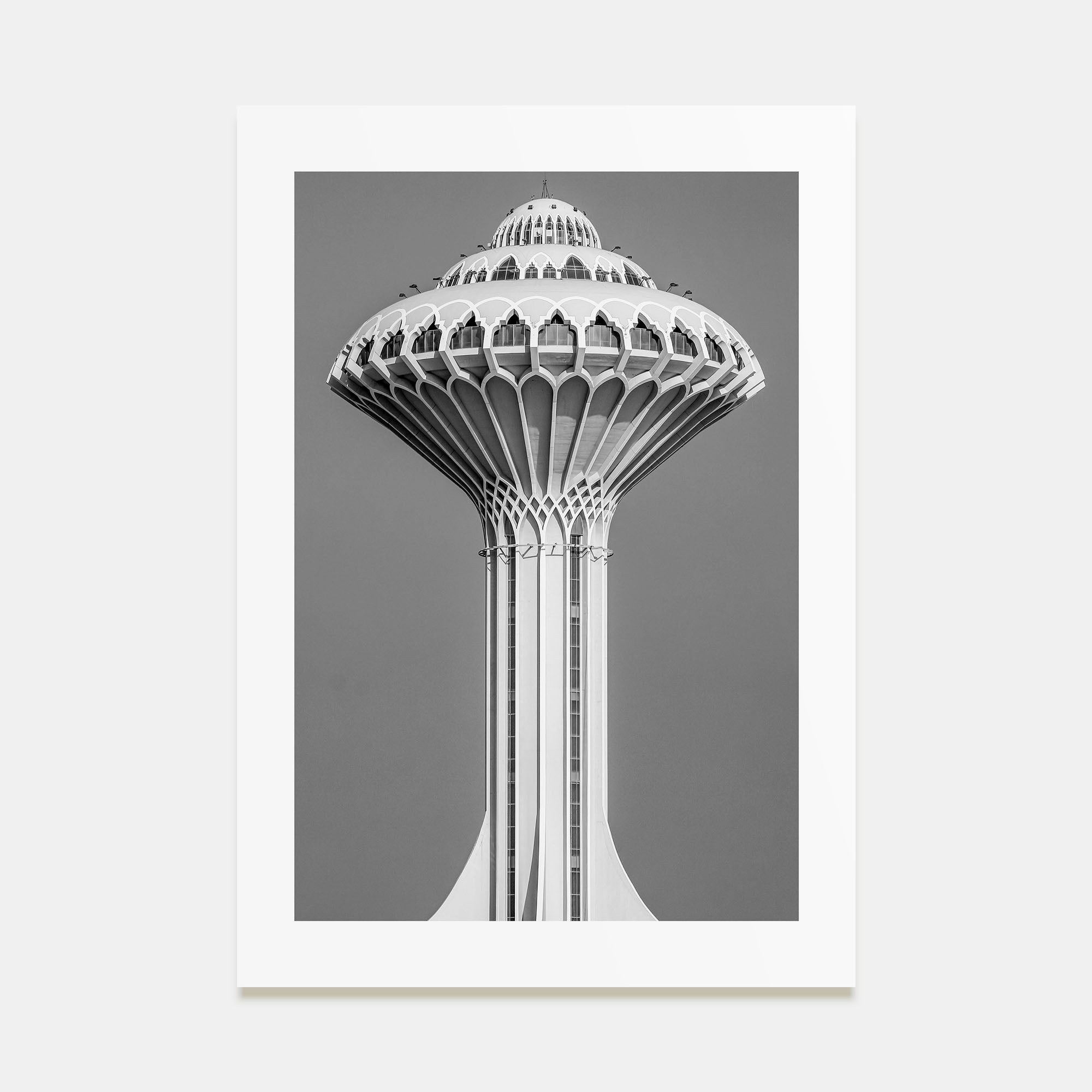 Water Tower Photo B&W No 1 Poster