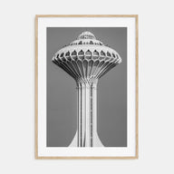 Water Tower Photo B&W No 1 Poster