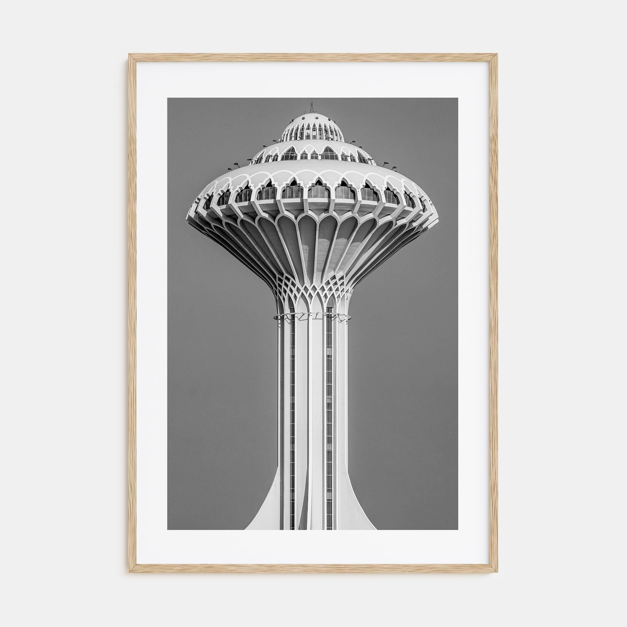 Water Tower Photo B&W No 1 Poster