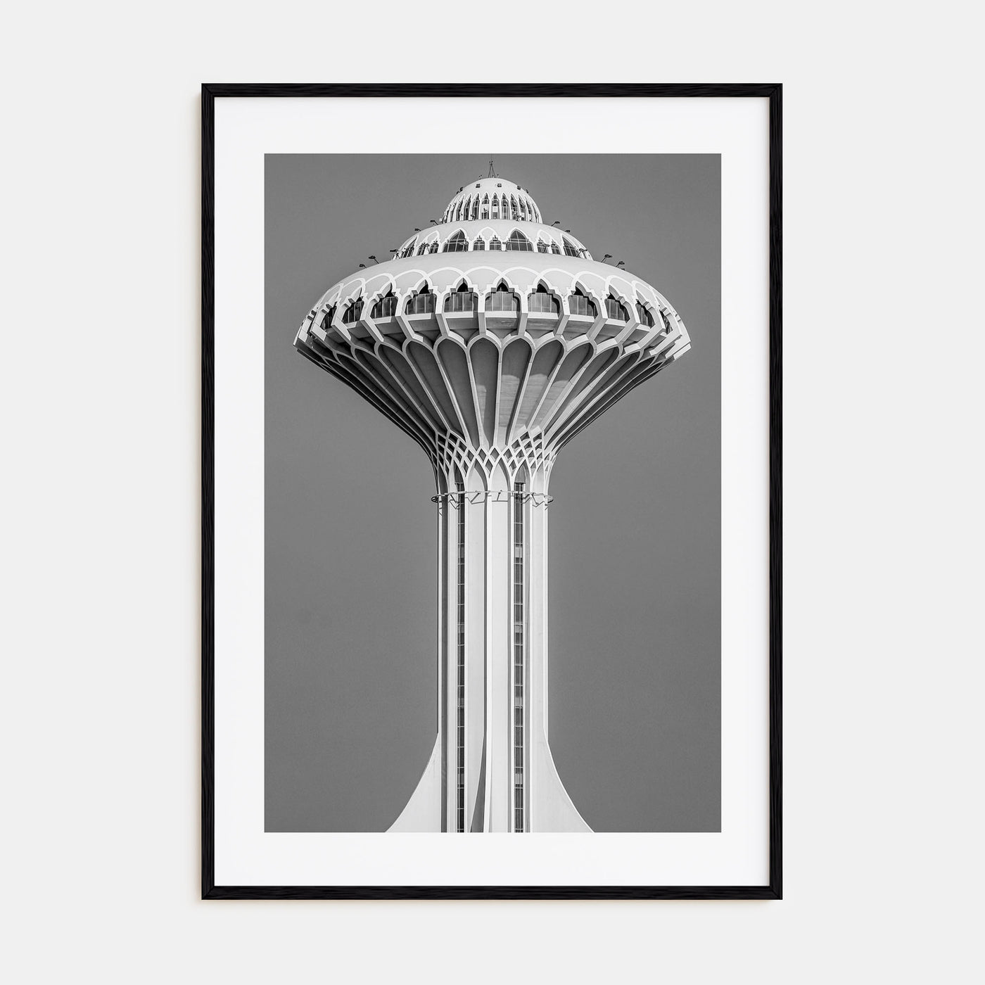 Water Tower Photo B&W No 1 Poster