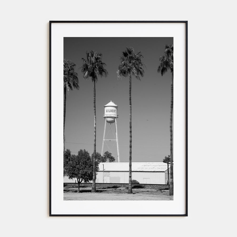 Water Tower Photo B&W No 2 Poster