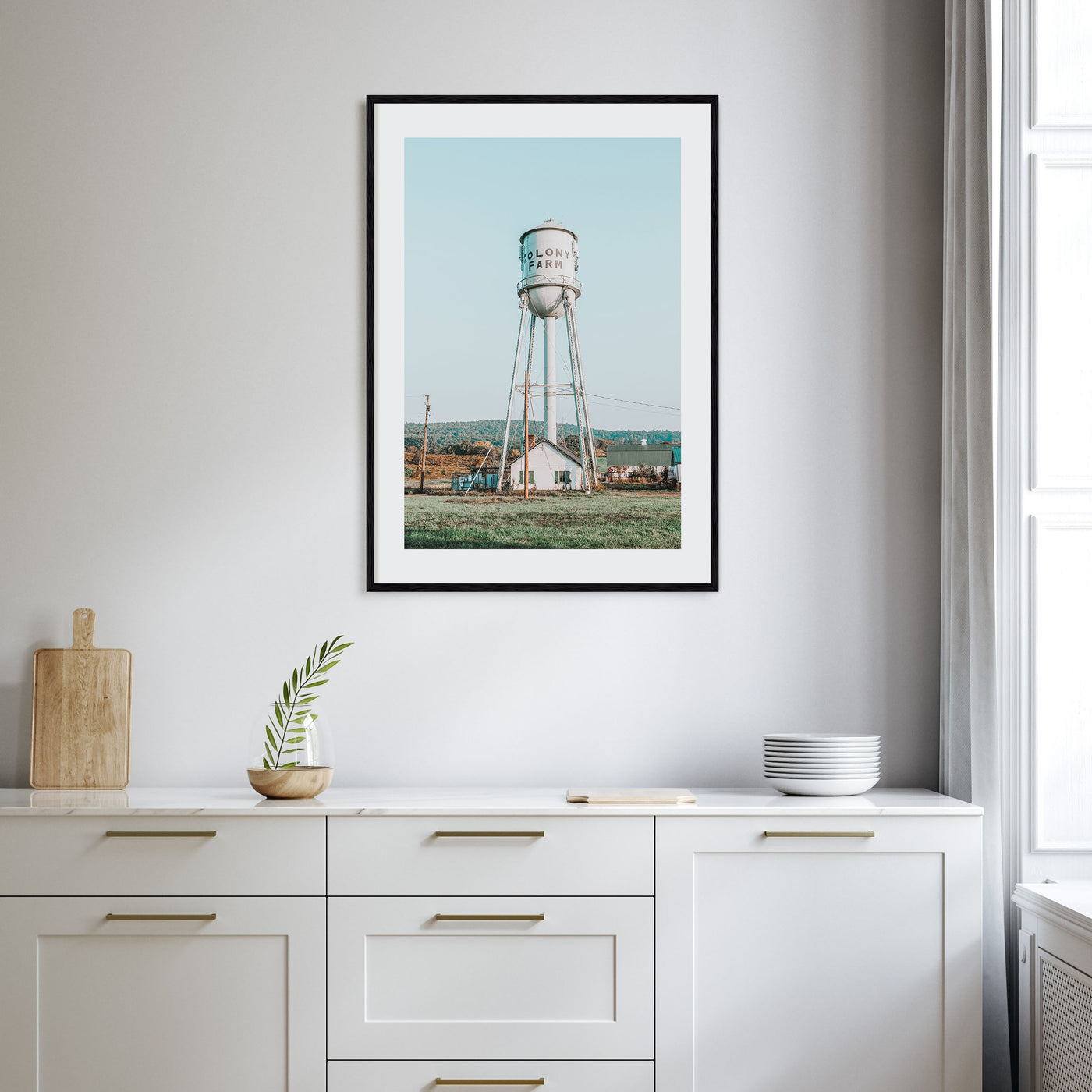 Water Tower Photo Color No 1 Poster