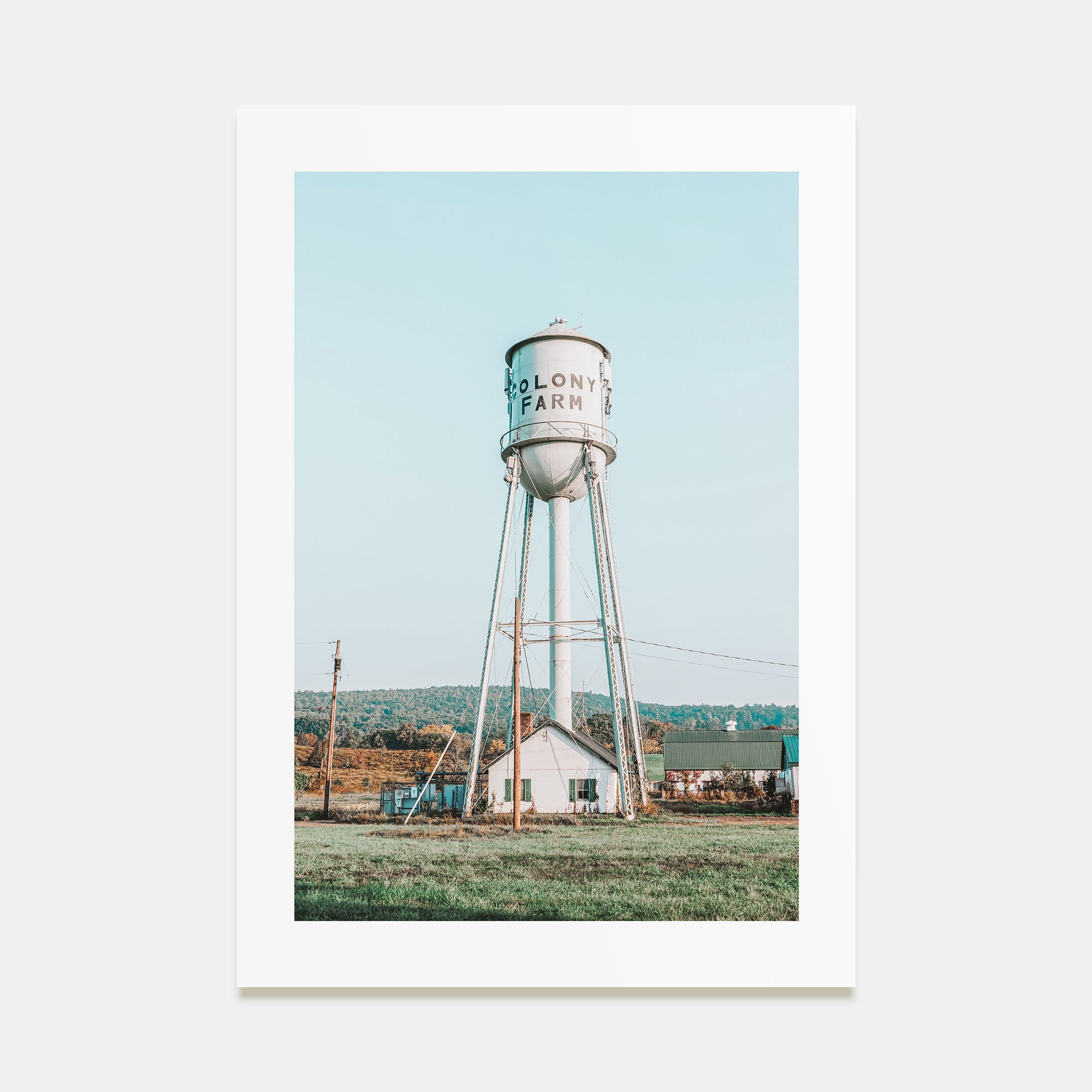 Water Tower Photo Color No 1 Poster