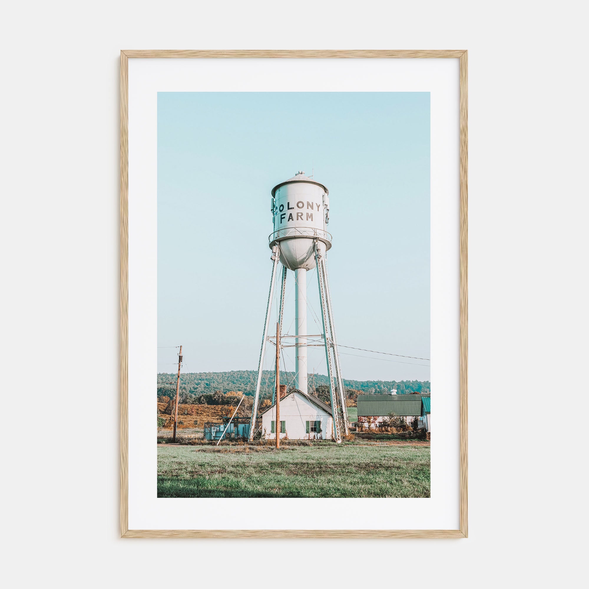 Water Tower Photo Color No 1 Poster