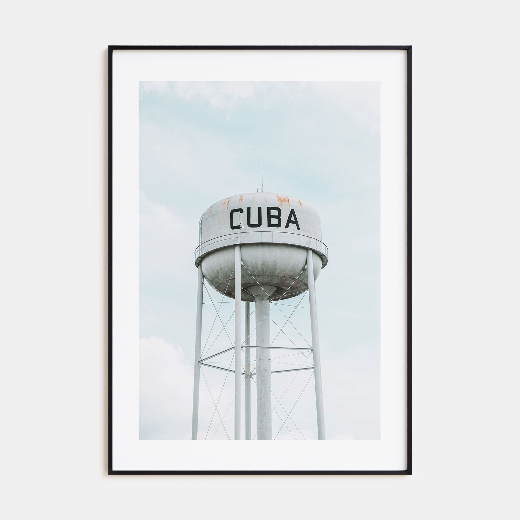 Water Tower Photo Color No 2 Poster