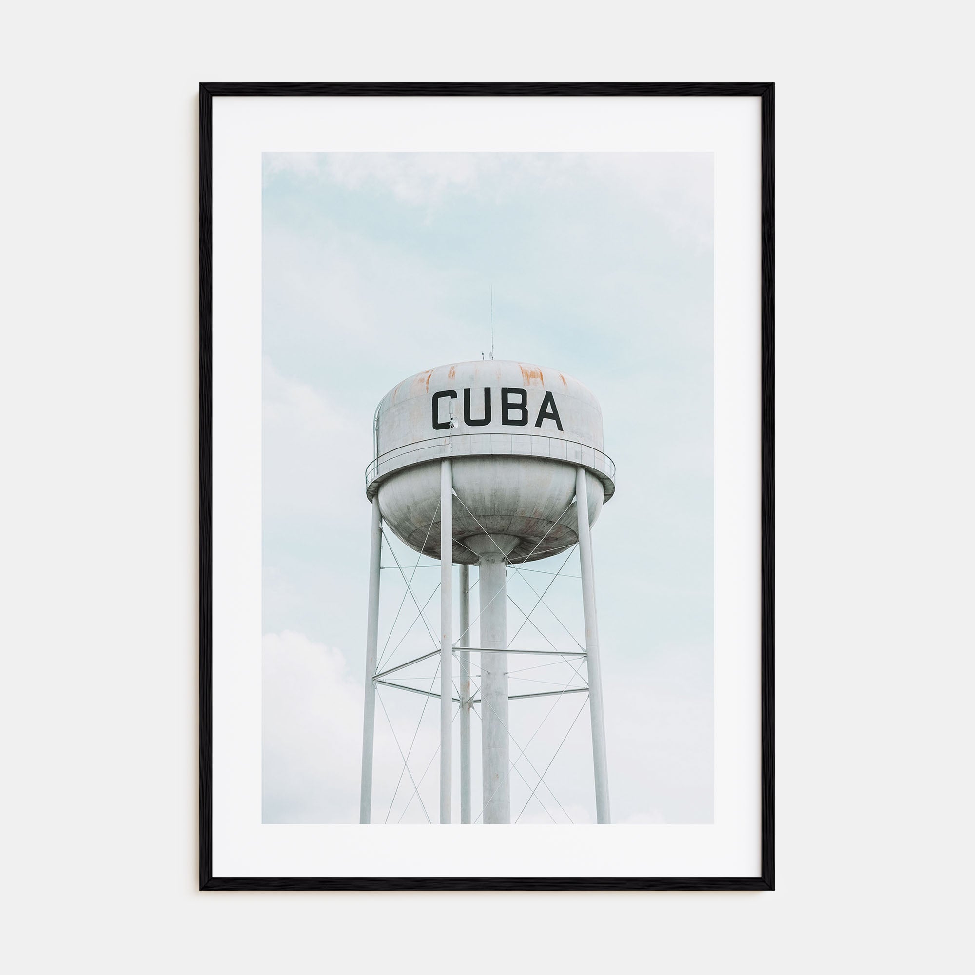 Water Tower Photo Color No 2 Poster