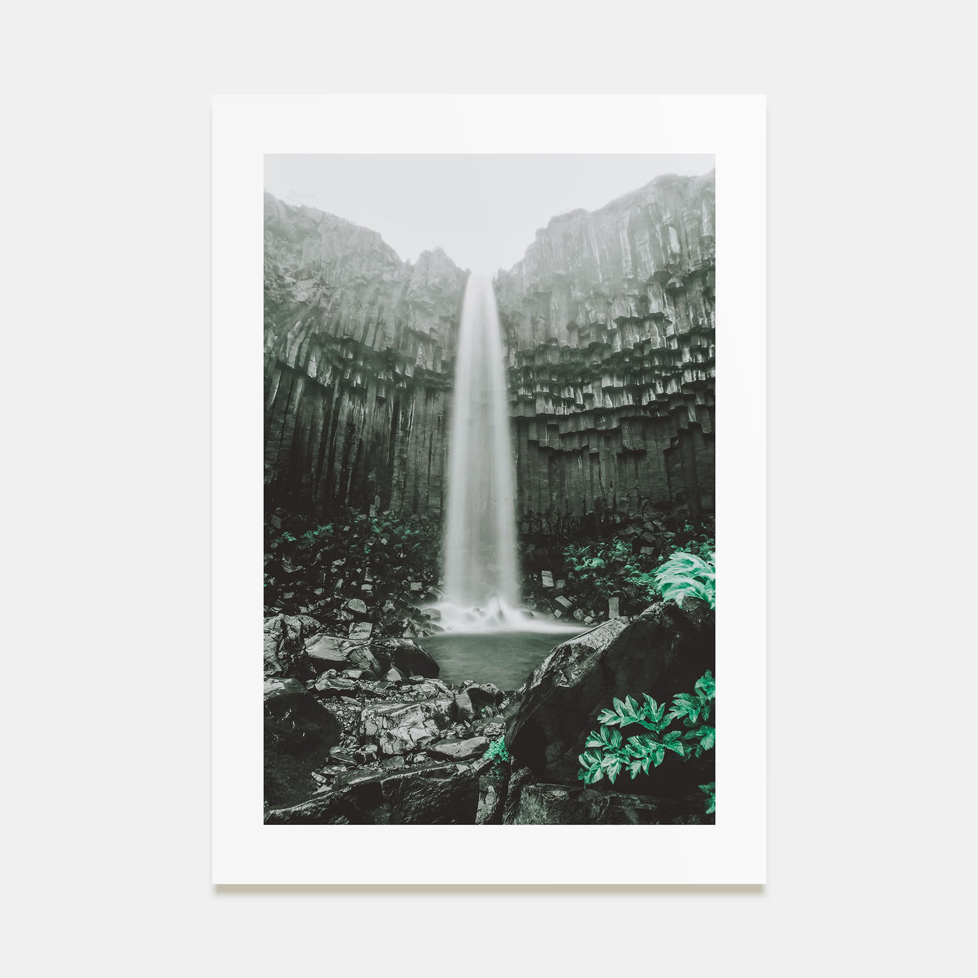 Waterfall Photo Color Poster