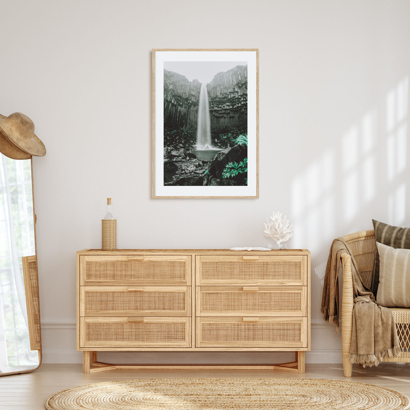 Waterfall Photo Color Poster