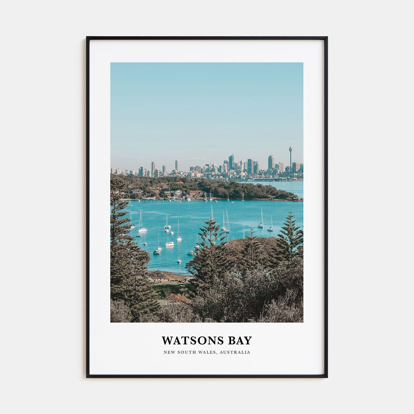 Watsons Bay Portrait Color Poster