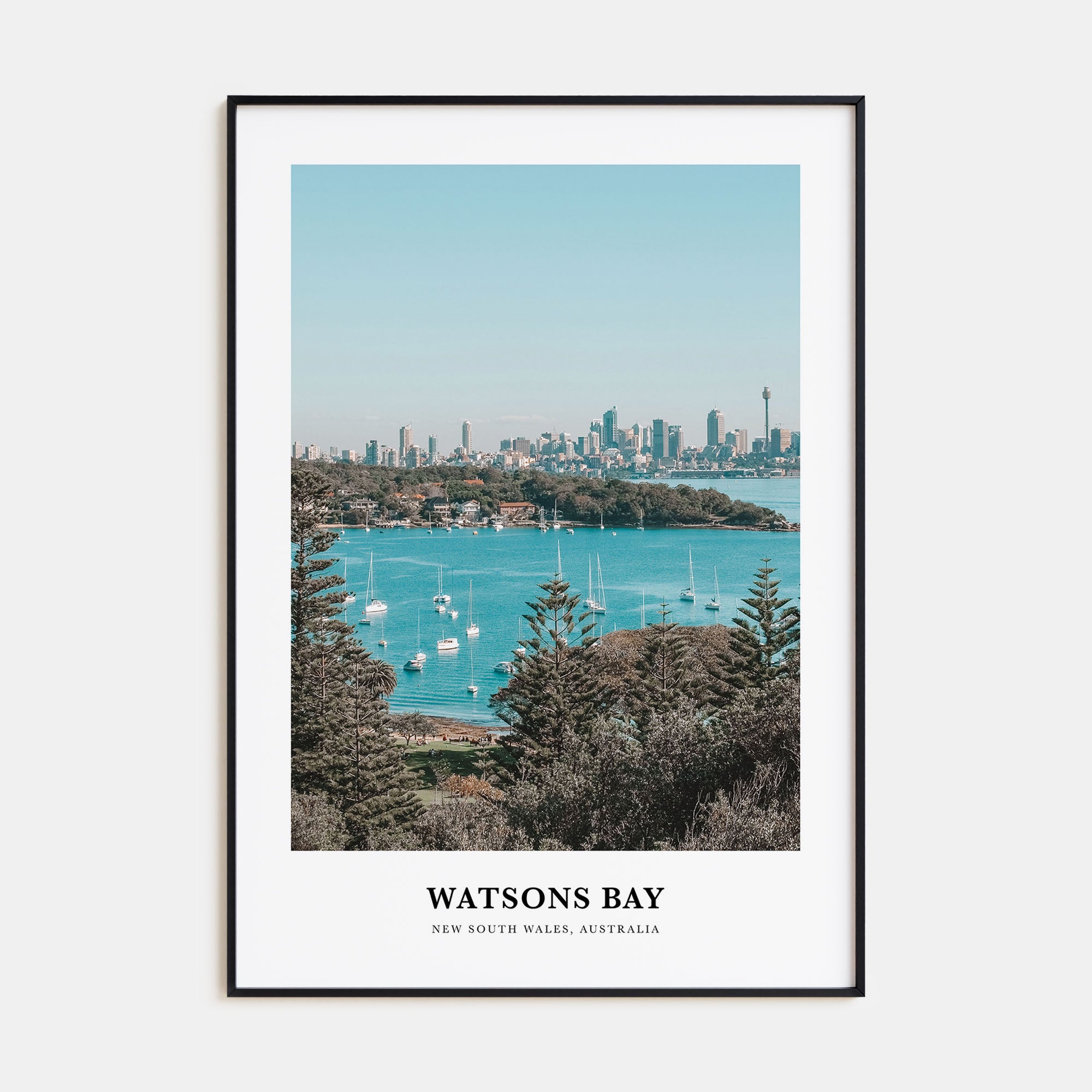 Watsons Bay Portrait Color Poster
