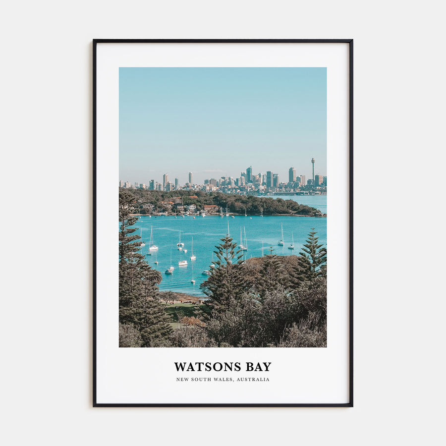 Watsons Bay Portrait Color Poster