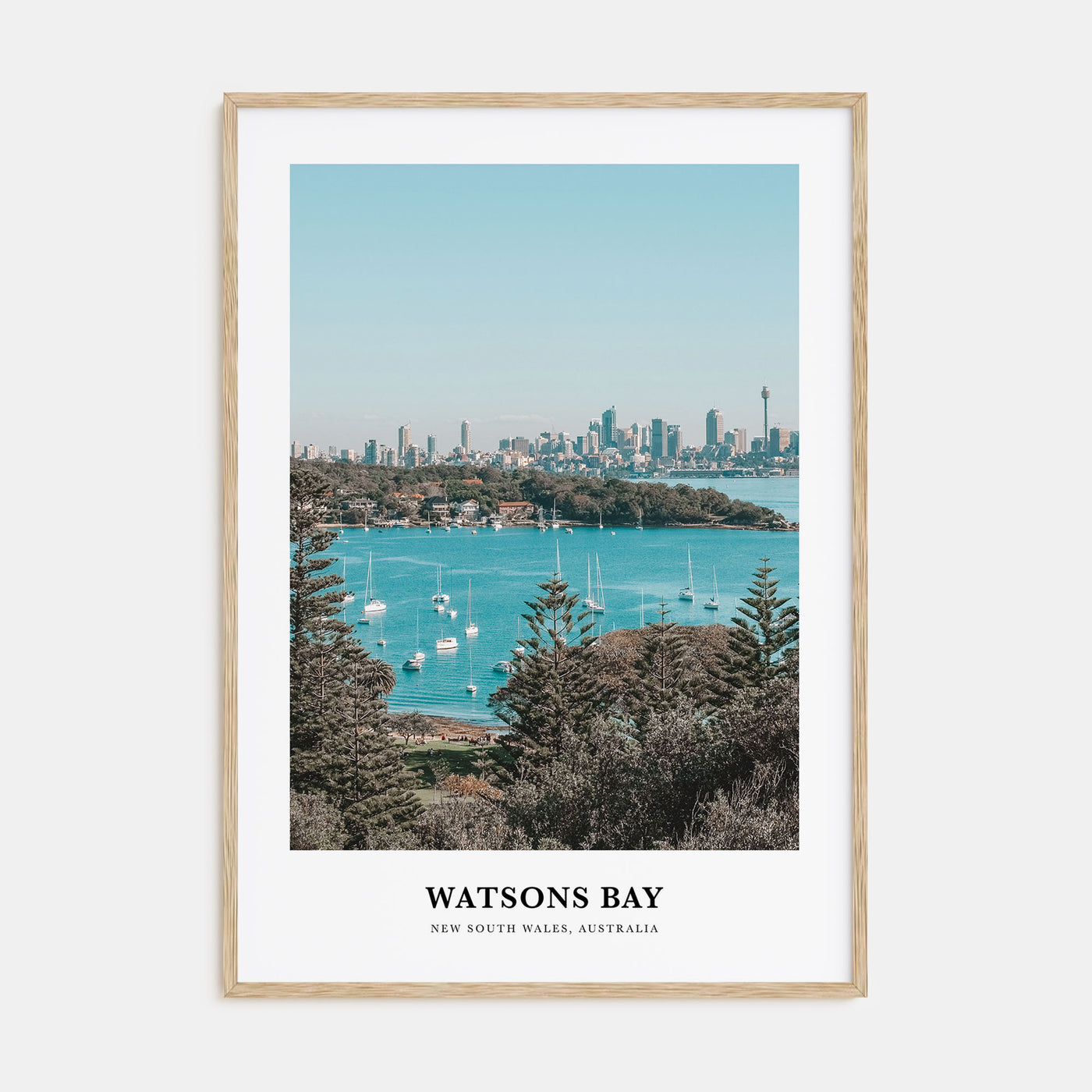 Watsons Bay Portrait Color Poster