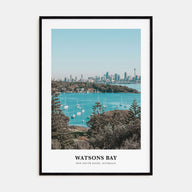 Watsons Bay Portrait Color Poster