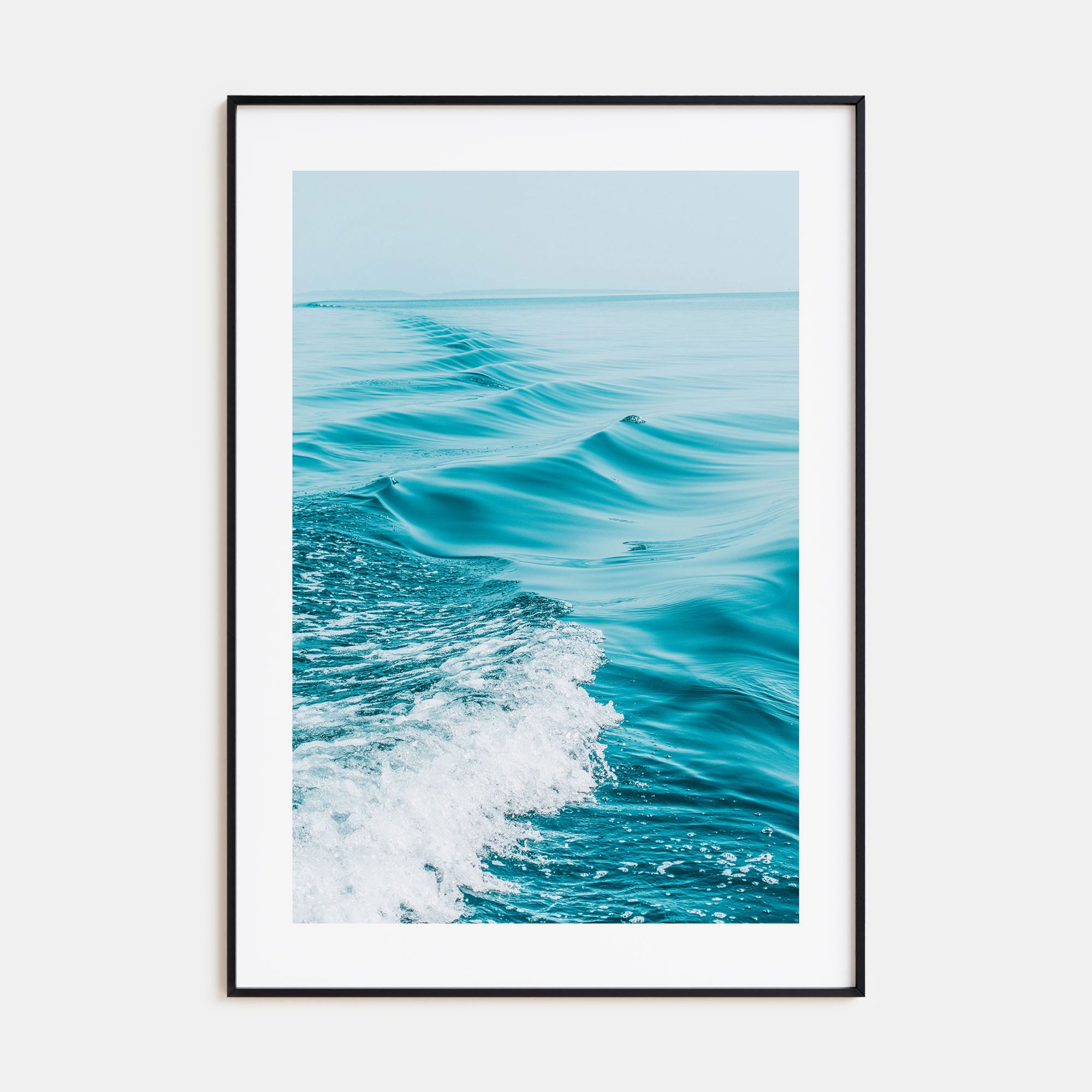 Waves at Sea Photo Color Poster