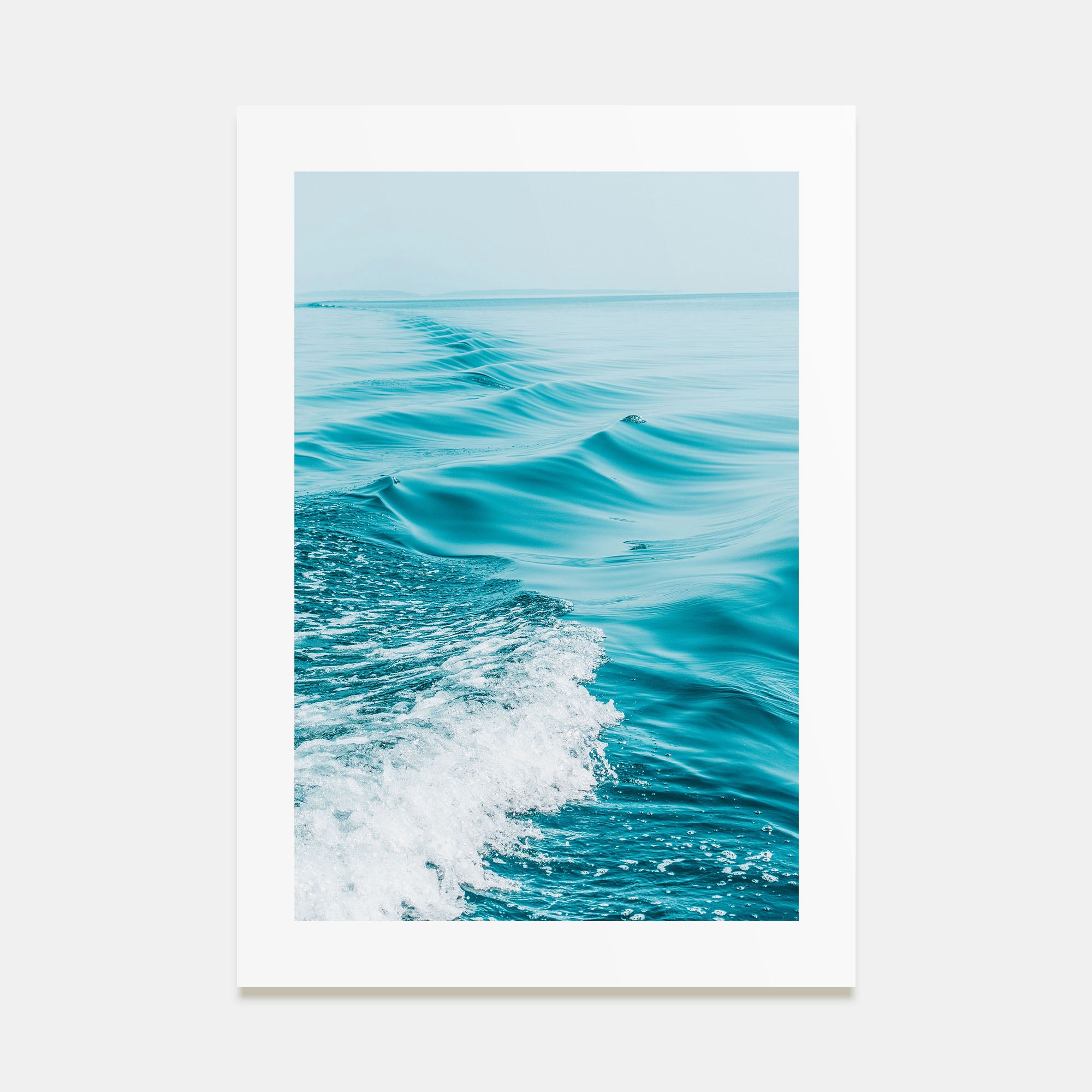 Waves at Sea Photo Color Poster
