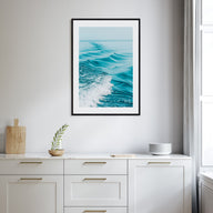 Waves at Sea Photo Color Poster