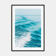 Waves at Sea Photo Color Poster