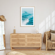 Waves at Sea Photo Color Poster