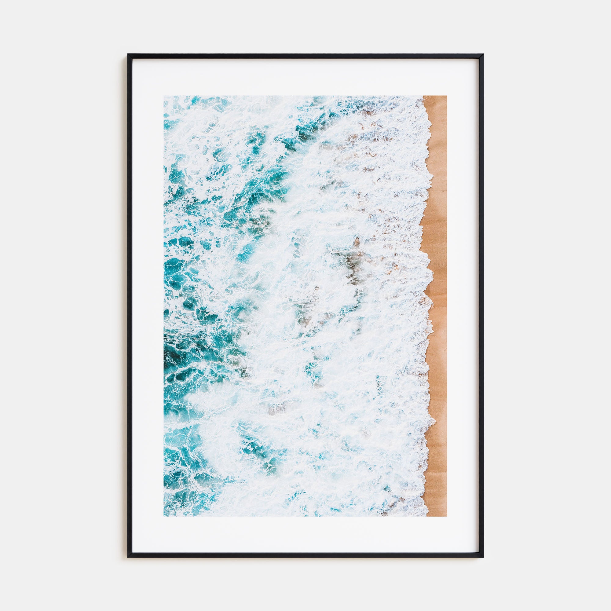 Waves Crashing Photo Color No 1 Poster