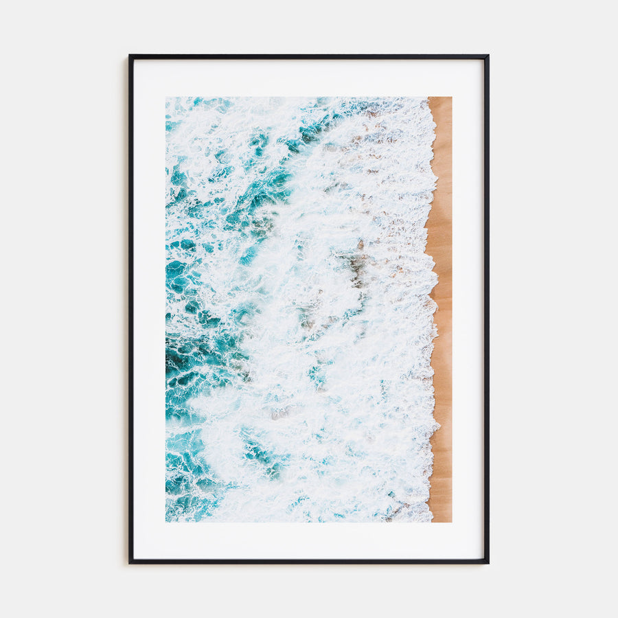 Waves Crashing Photo Color No 1 Poster