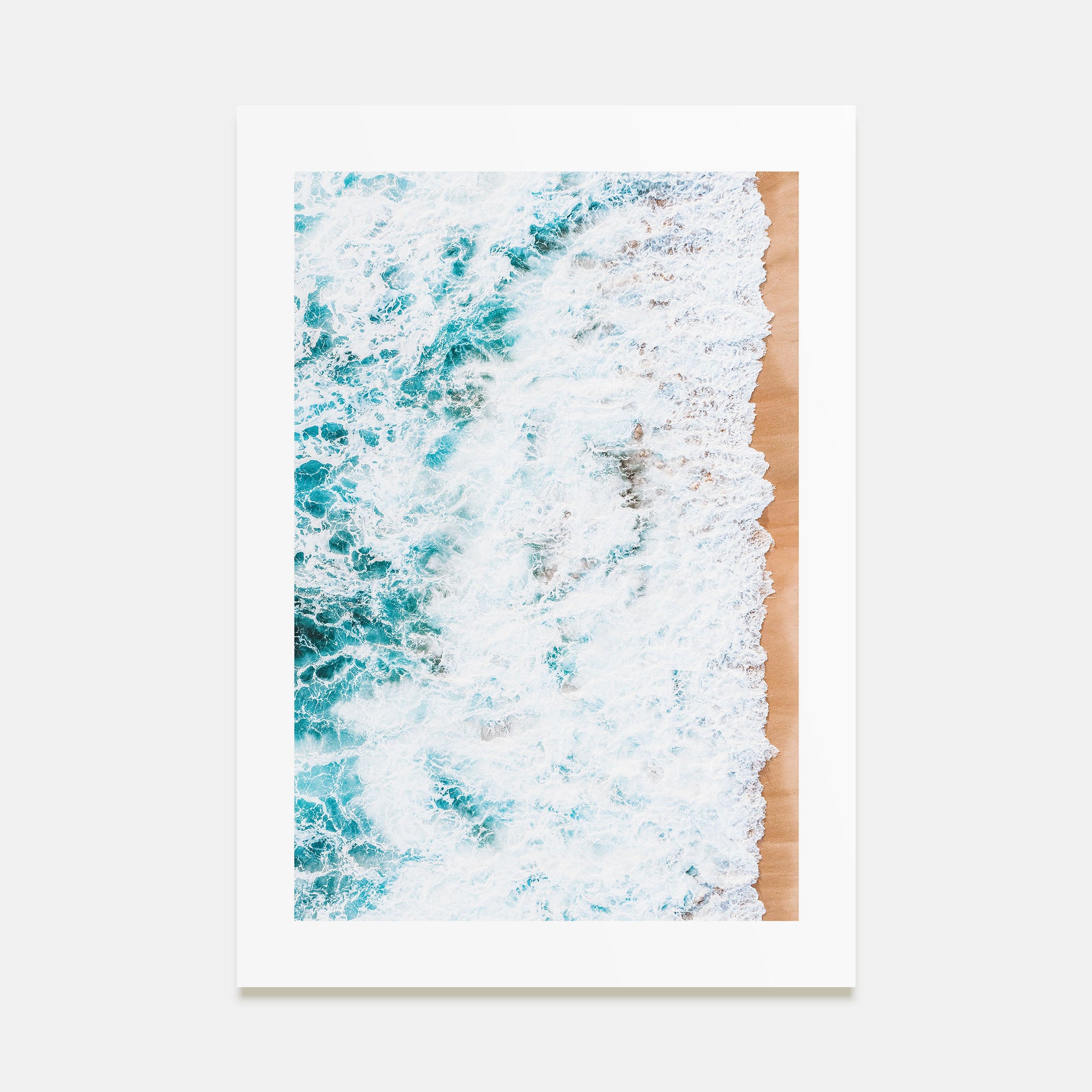 Waves Crashing Photo Color No 1 Poster