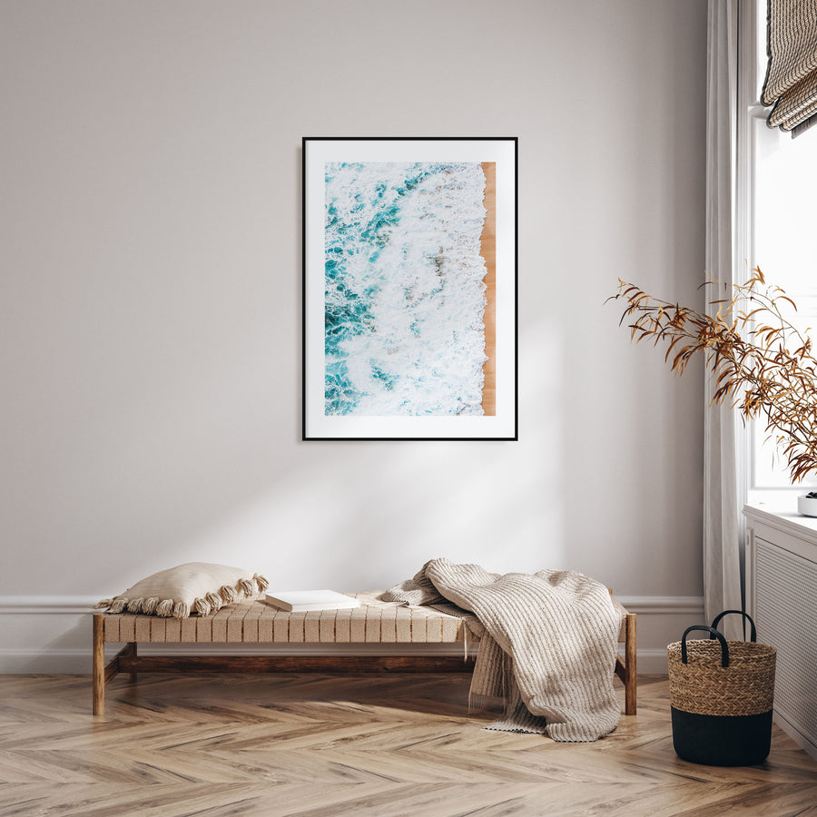 Waves Crashing Photo Color No 1 Poster