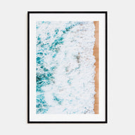 Waves Crashing Photo Color No 1 Poster