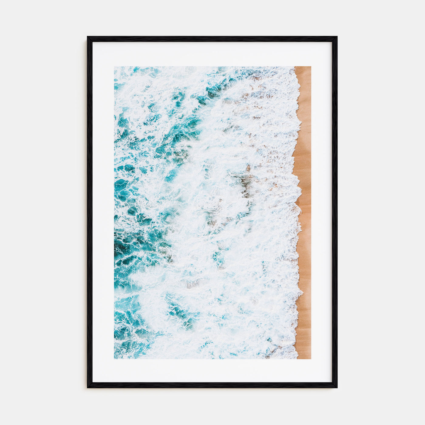 Waves Crashing Photo Color No 1 Poster
