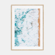 Waves Crashing Photo Color No 1 Poster