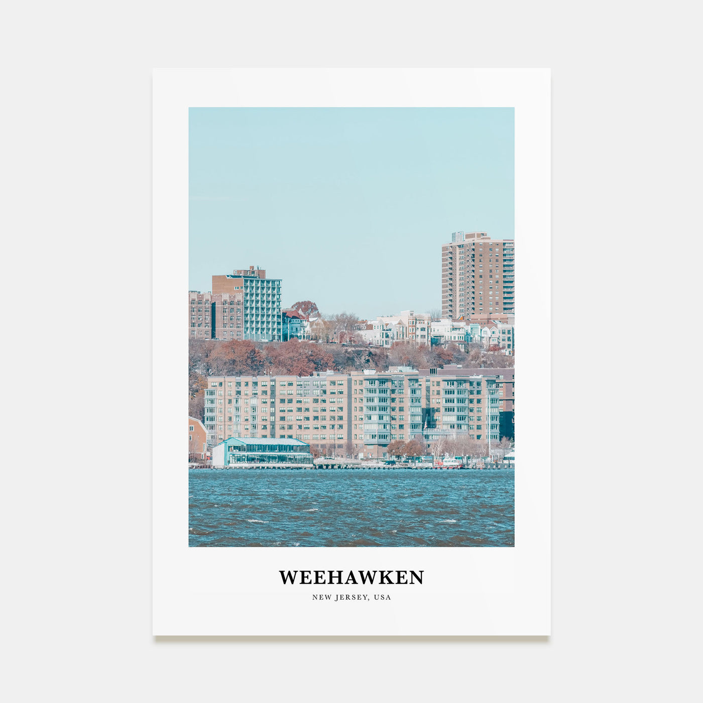 Weehawken Portrait Color Poster