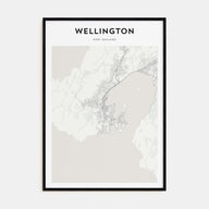 Wellington Map Portrait Poster