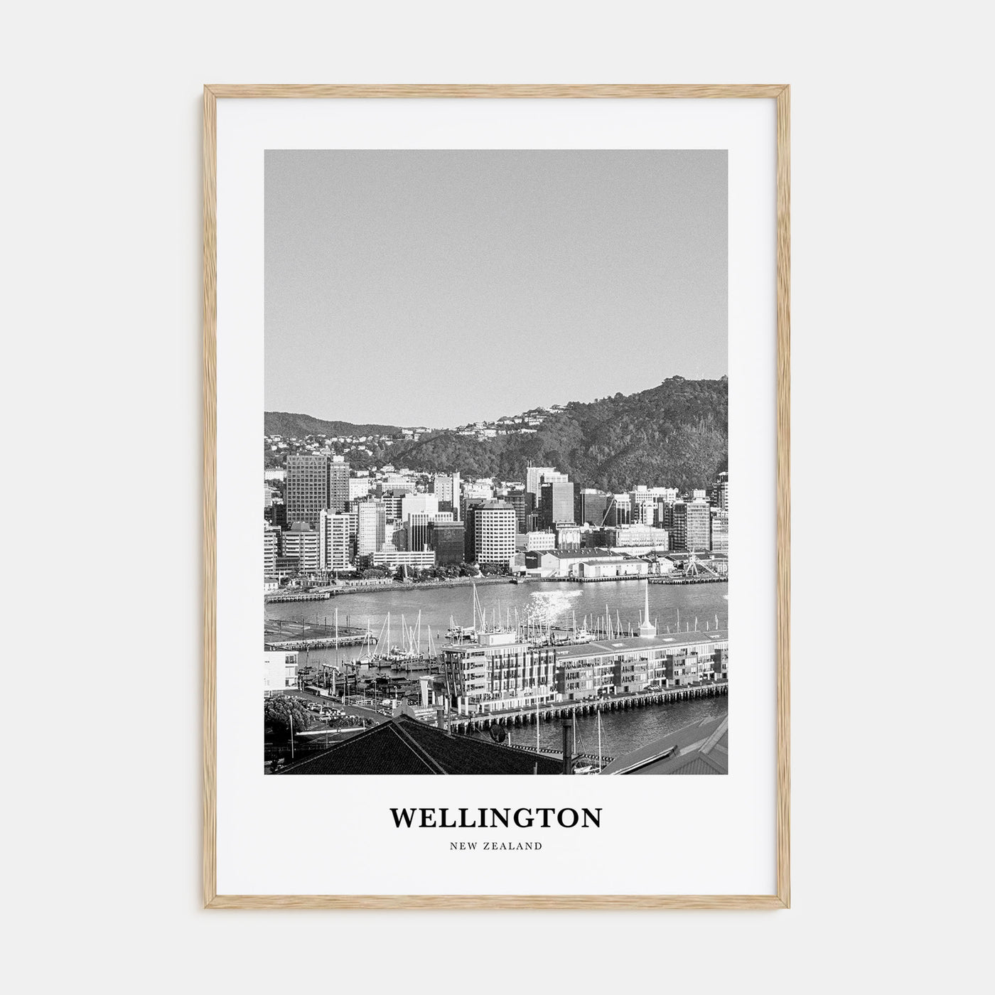 Wellington Portrait B&W Poster