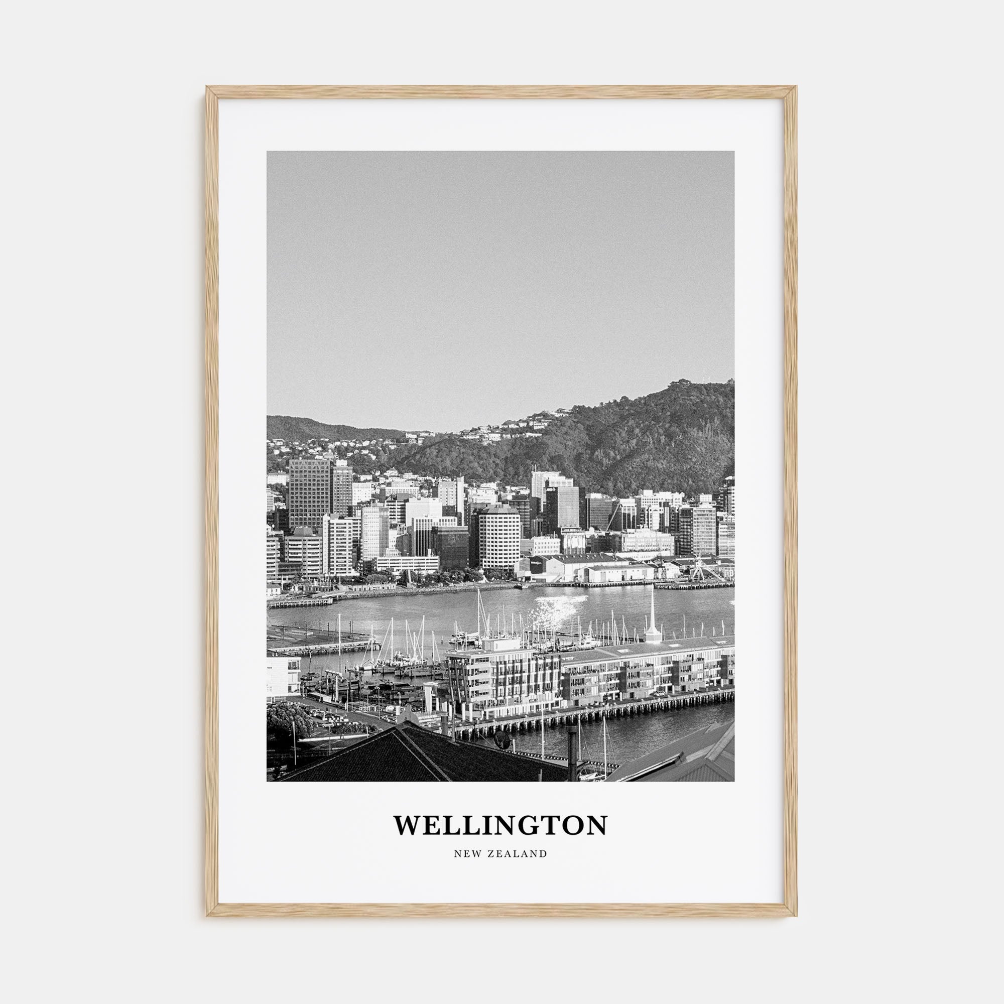 Wellington Portrait B&W Poster