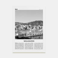 Wellington Travel B&W No 2 Poster