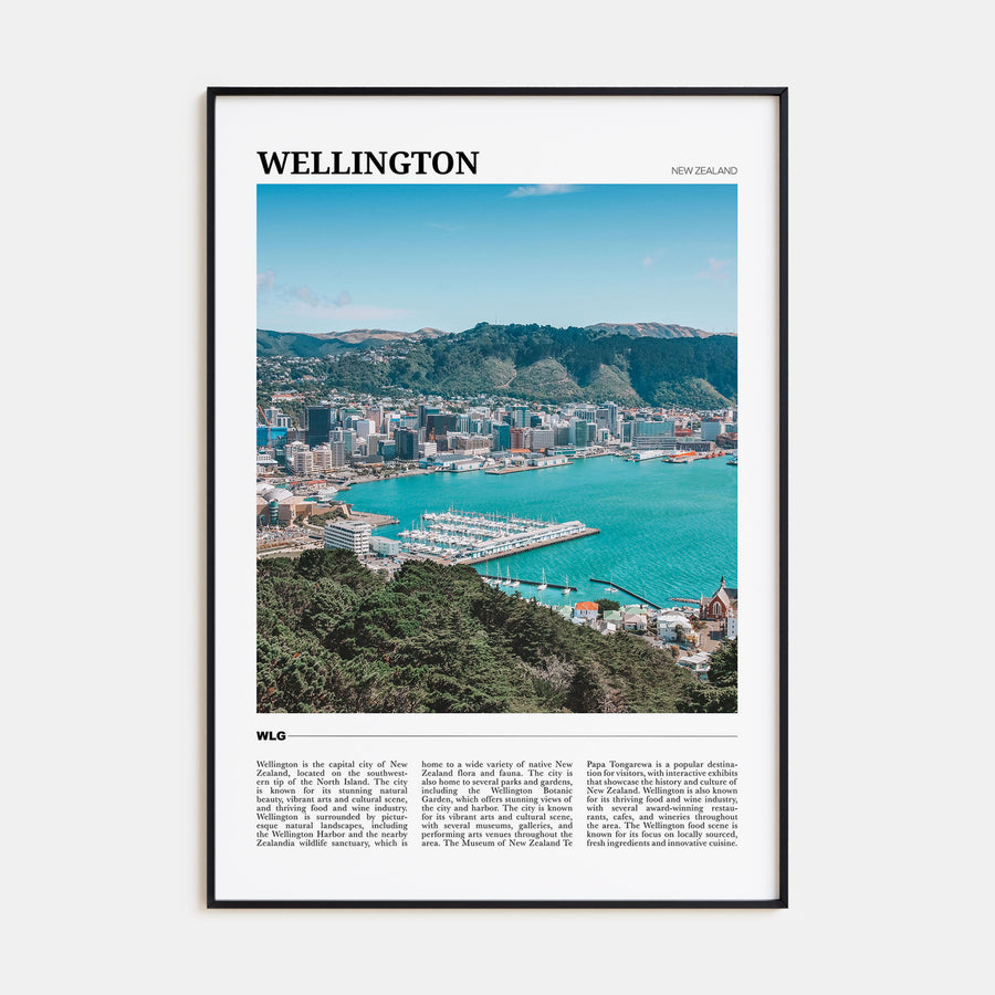 Wellington Travel Color Poster