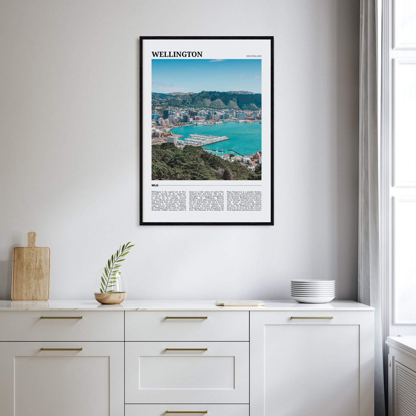 Wellington Travel Color Poster