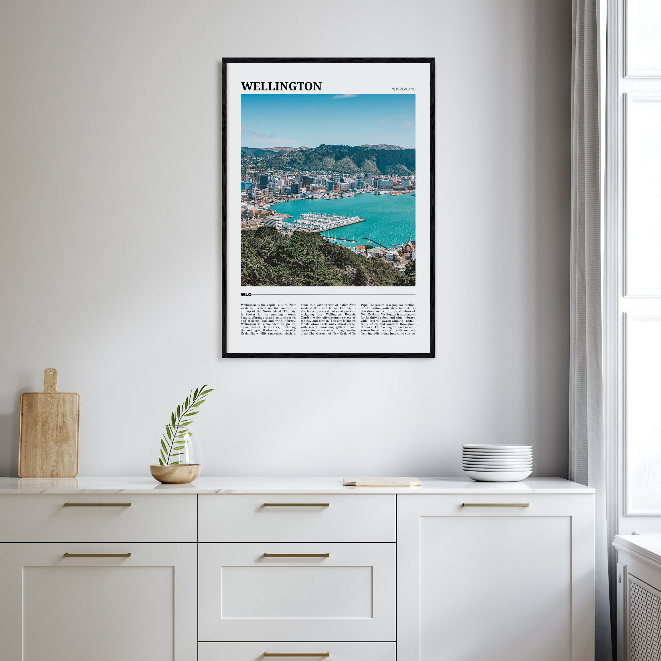 Wellington Travel Color Poster