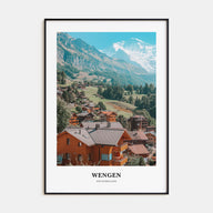 Wengen Portrait Color Poster