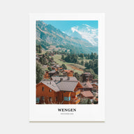 Wengen Portrait Color Poster