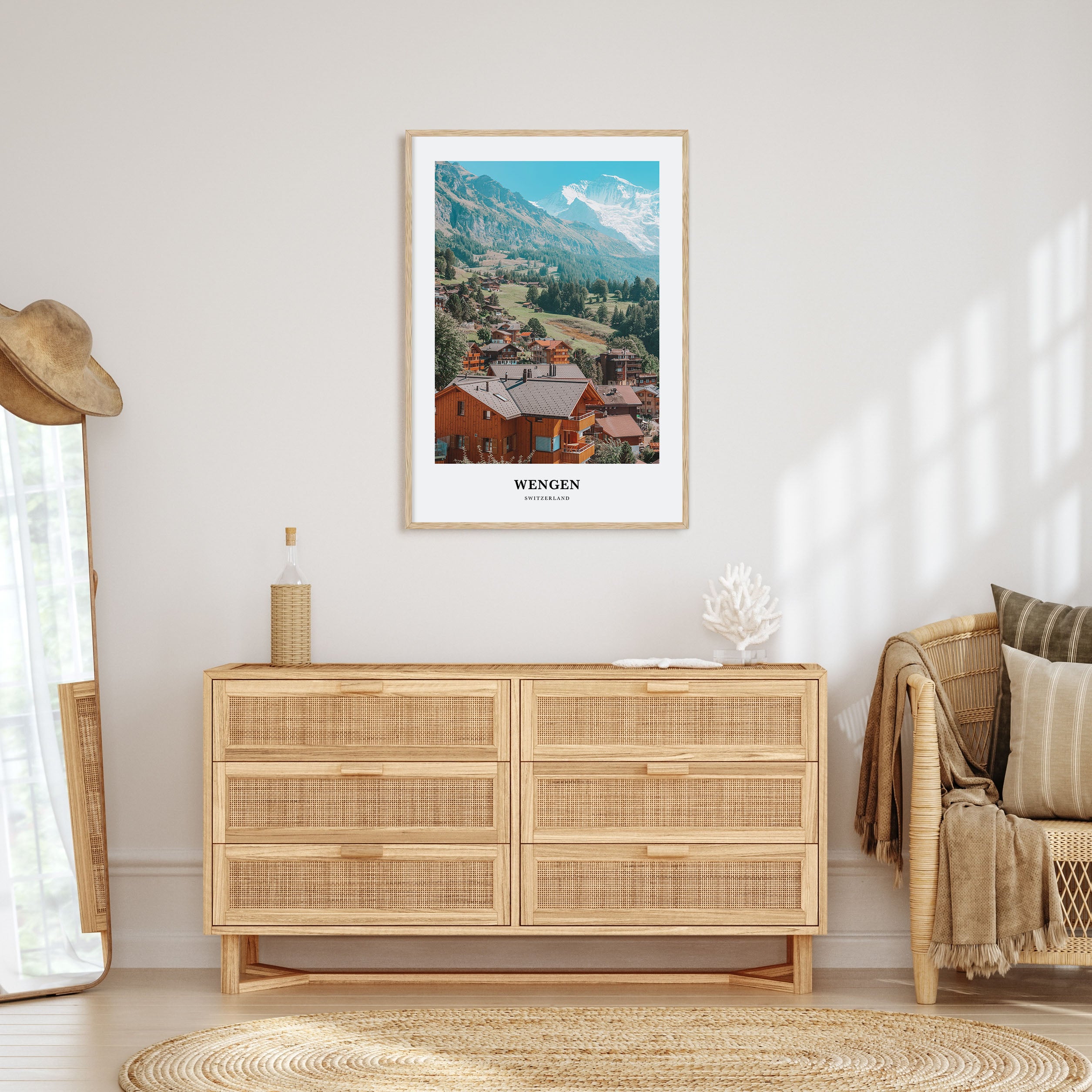 Wengen Portrait Color Poster