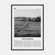 West Chester Travel B&W Poster