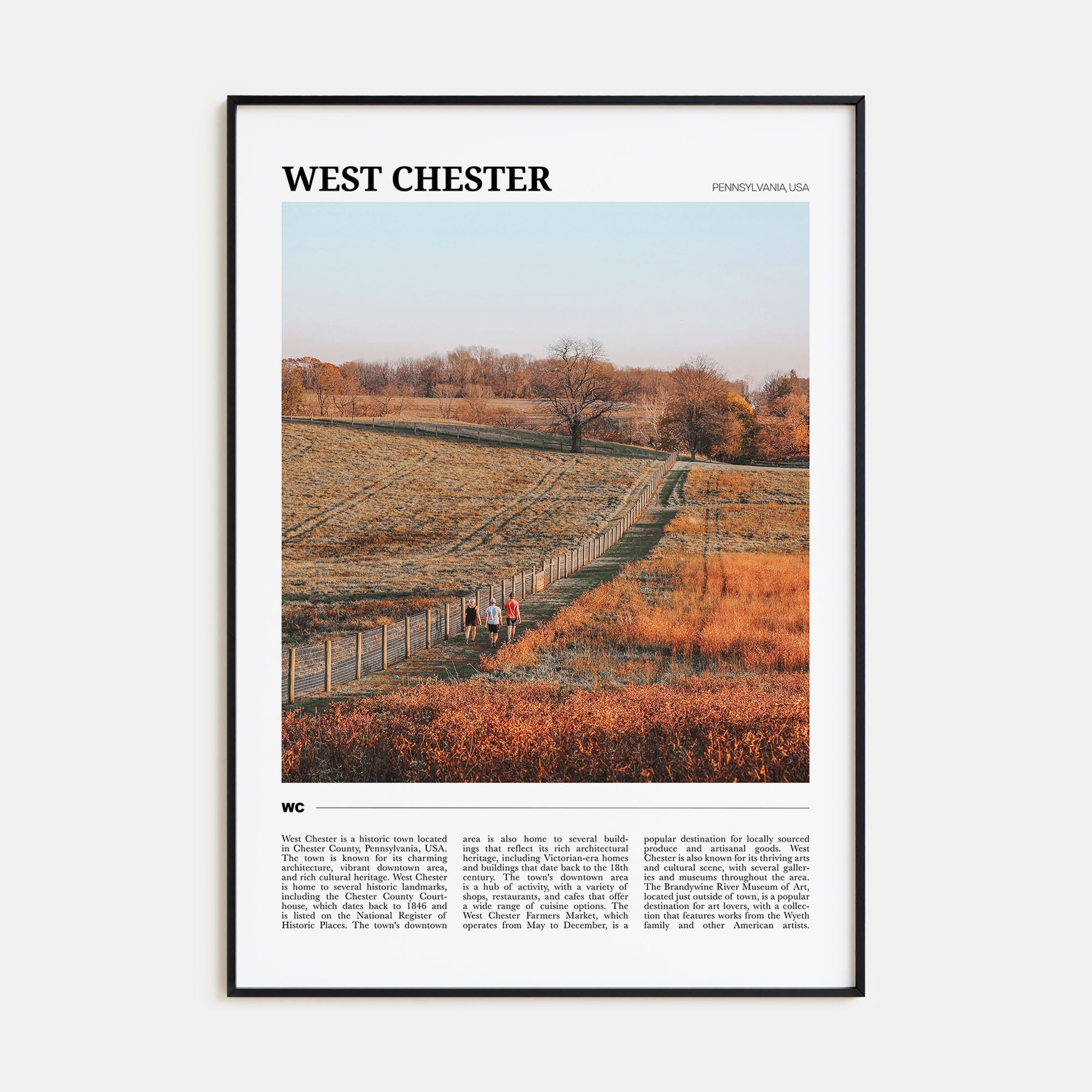 West Chester Travel Color Poster