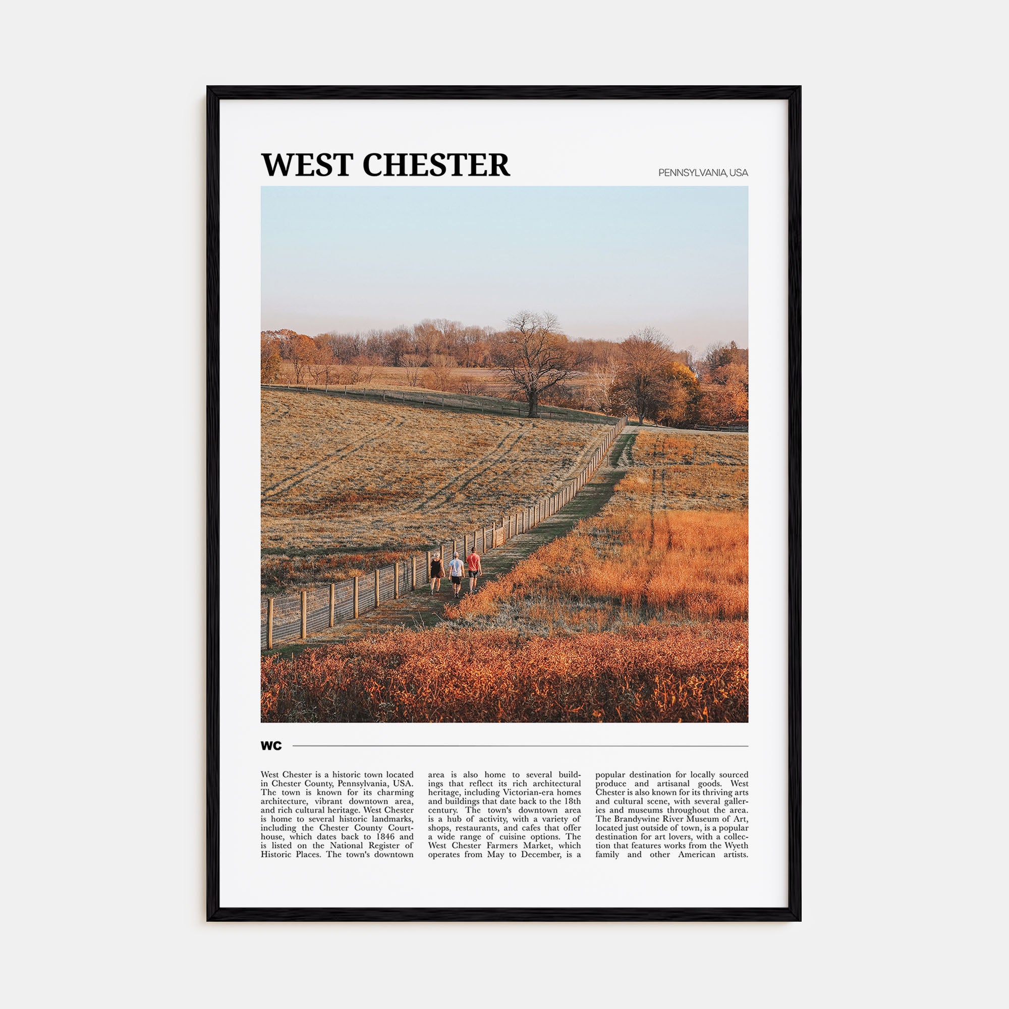West Chester Travel Color Poster