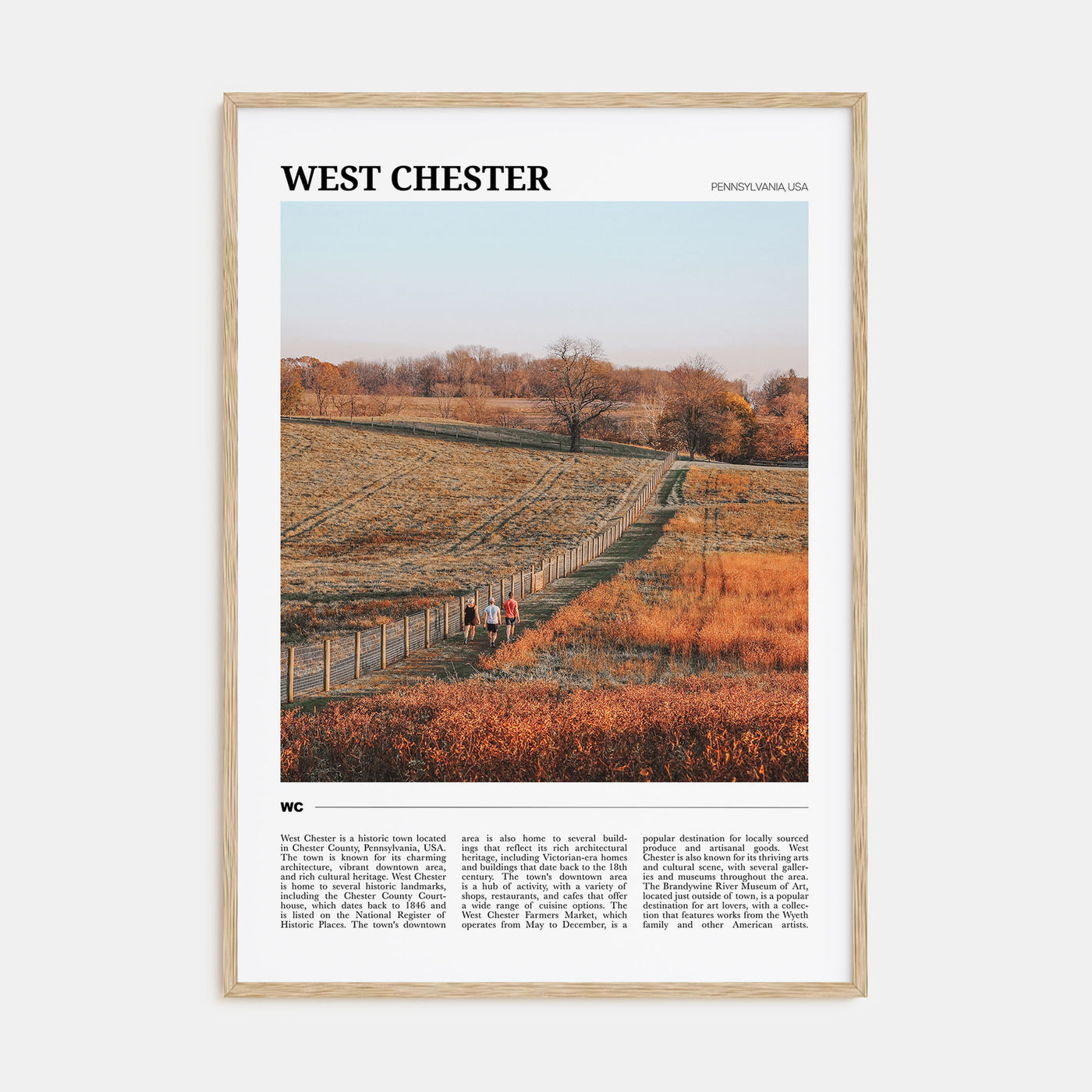 West Chester Travel Color Poster